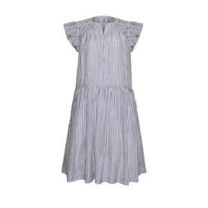EUC Magali Pascali Valeria dress in blue stripe, size S
